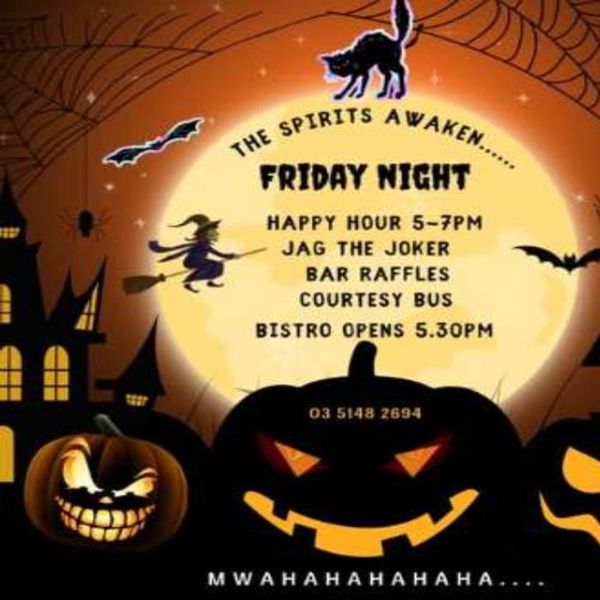 Halloween Friday night at the pub